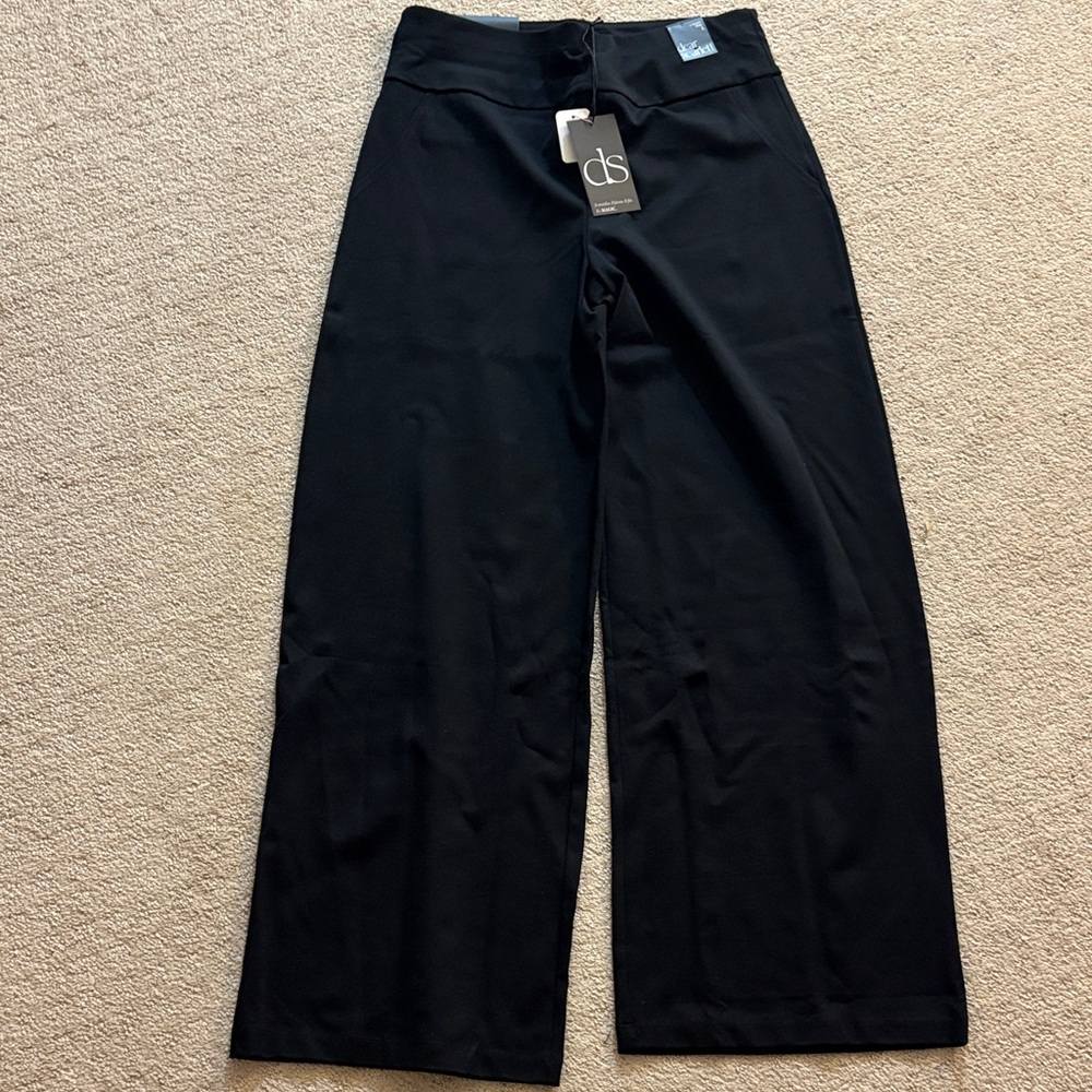 DS Women's Black Wide Leg Pants- Large